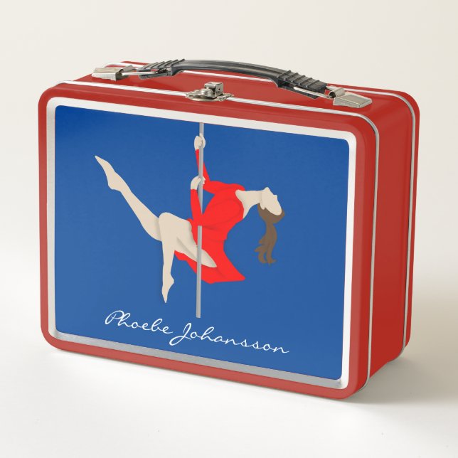 Pole Fitness Metal Lunch Box (Front)