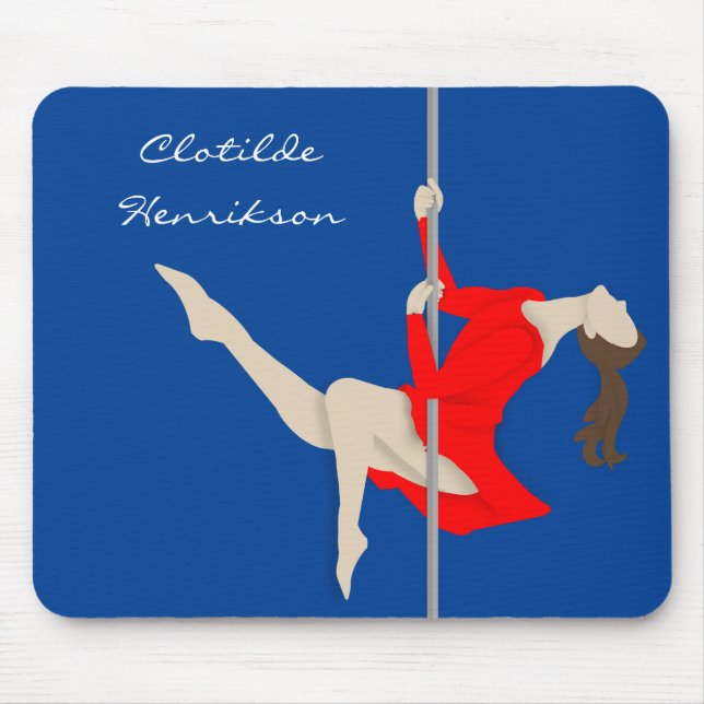 Pole Fitness Mouse Pad (Front)