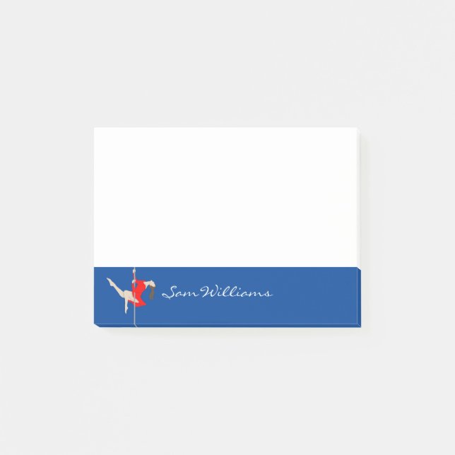Pole Fitness Post-it Notes (Front)