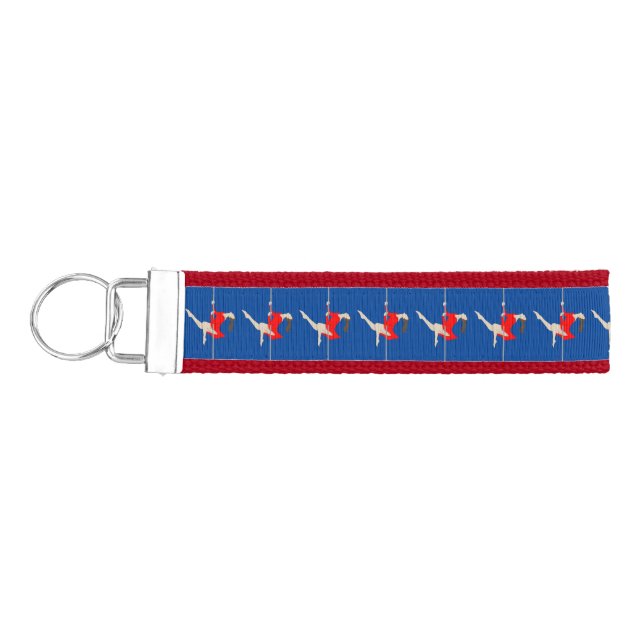 Pole Fitness Wrist Keychain (Keys on Left)