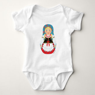 Pole Matryoshka Baby Bodysuit
