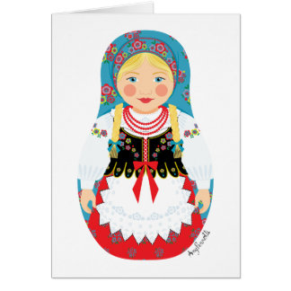 Pole Matryoshka Card