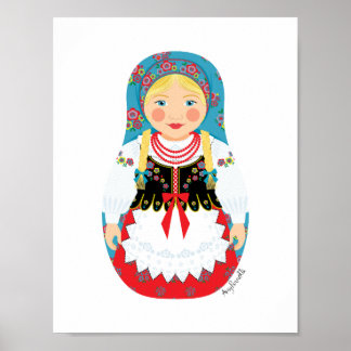 Pole Matryoshka Poster