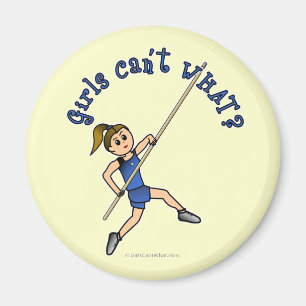 Pole Vault - Blue (Light) Magnet