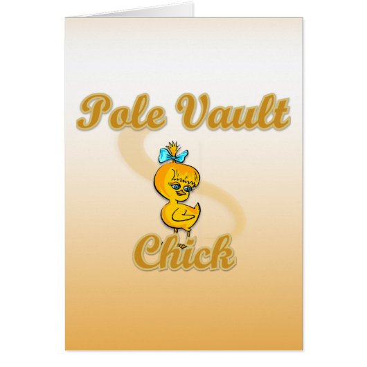 Pole Vault Chick Cards (Front)