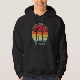 Pole Vault Distressed Vintage Look Pole Vaulting Hoodie