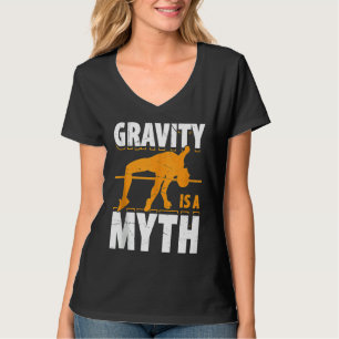 Pole Vault For Athletics Bar High Jumper Track And T-Shirt