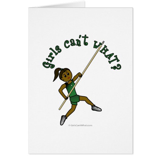 Pole Vault - Green (Dark) Cards (Front)