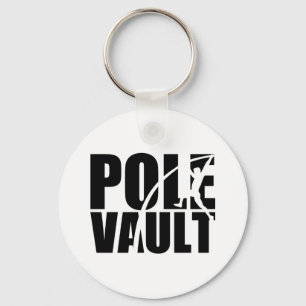 Pole vault keychain