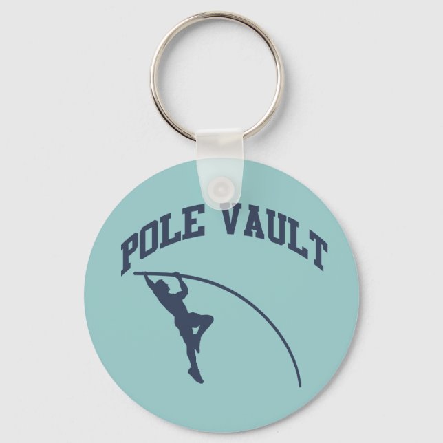 Pole Vault Keychain (Front)