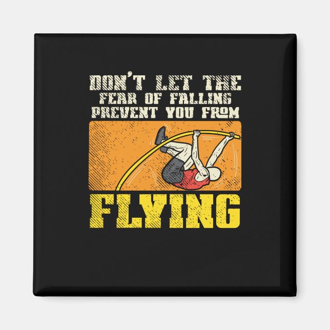 Pole Vault Pole Vaulting Magnet (Front)