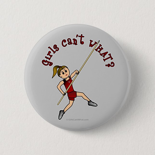 Pole Vault - Red (Light) Button (Front)