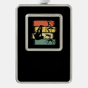 Pole Vault Retro Vintage Christmas Ornament