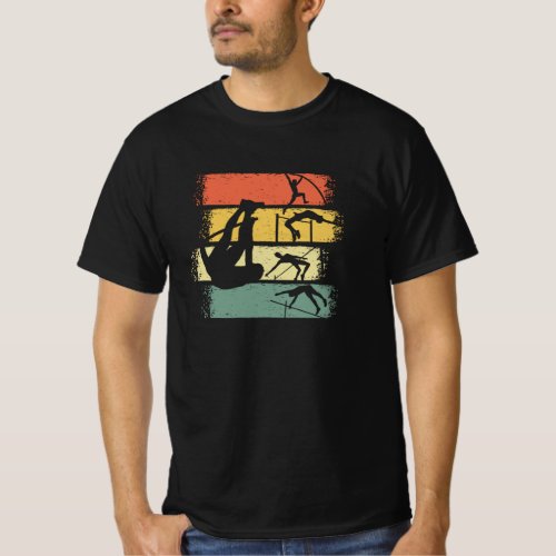 Pole Vault Retro Vintage T_Shirt