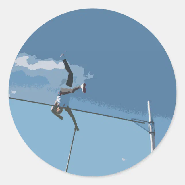 Pole Vault Stickers Zazzle