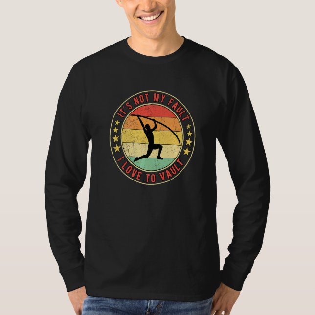 Pole Vault Vaulter Jump   T-Shirt (Front)