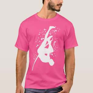 Pole Vaulter Colorsplash Pole Jump Athlete Kids Po T-Shirt