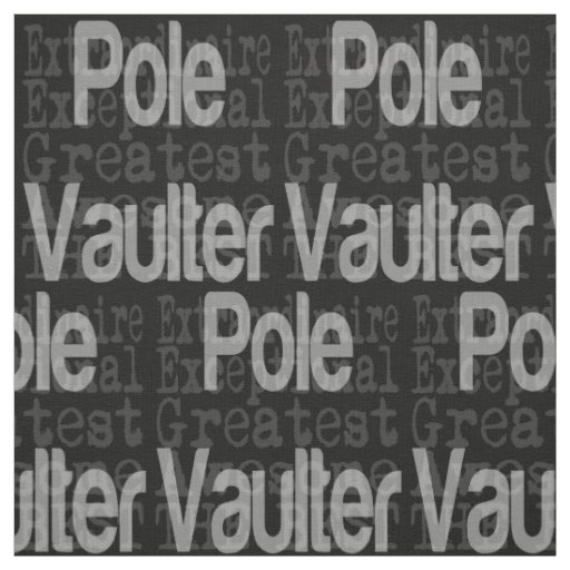 Pole Vaulter Extraordinaire Fabric