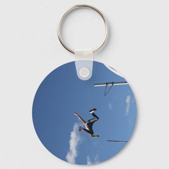 Pole Vaulter  Key Chain (Front)