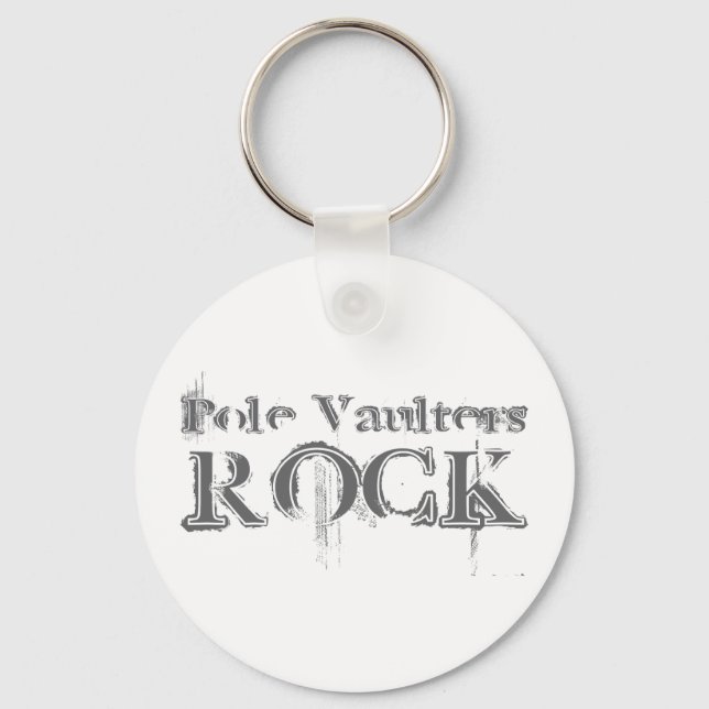 Pole Vaulters Rock Keychain (Front)