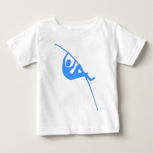 Pole Vaulting _ Baby Blue Baby T_Shirt