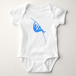 Pole Vaulting - Baby Blue Bodysuit
