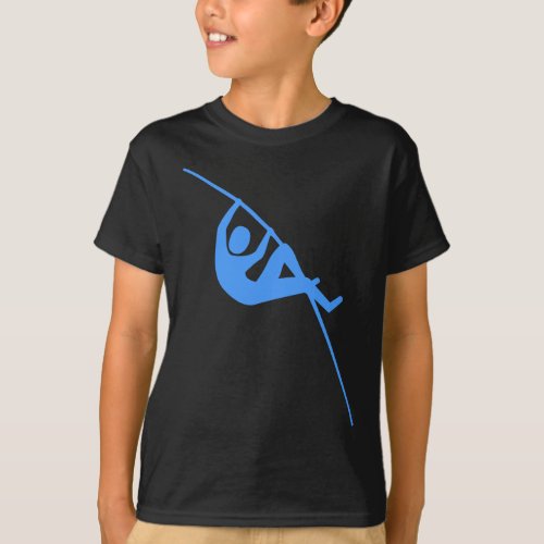 Pole Vaulting _ Baby Blue T_Shirt