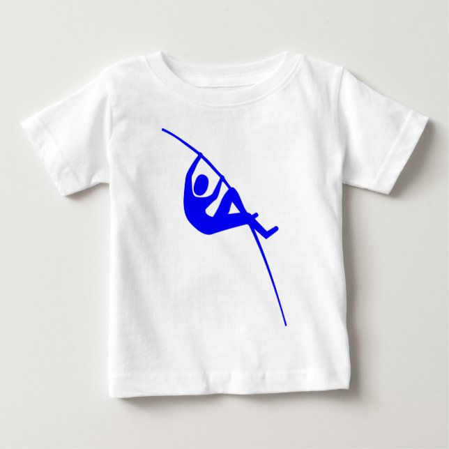 Pole Vaulting - Blue Baby T-Shirt (Front)