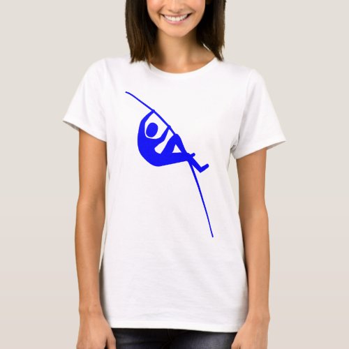 Pole Vaulting _ Blue T_Shirt