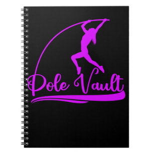 Pole Vaulting Girl Pole Vault Athlete Notebook