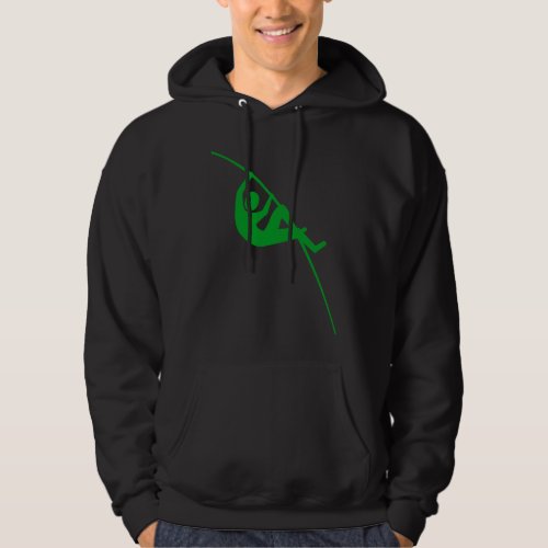 Pole Vaulting _ Grass Green Hoodie