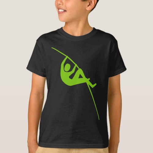 Pole Vaulting _ Martian Green T_Shirt