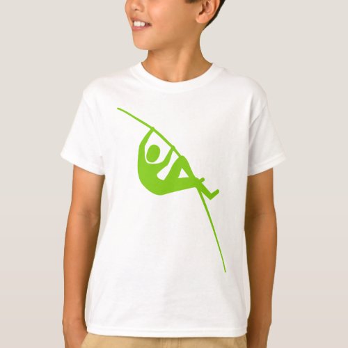 Pole Vaulting _ Martian Green T_Shirt