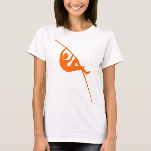 Pole Vaulting _ Orange T_Shirt
