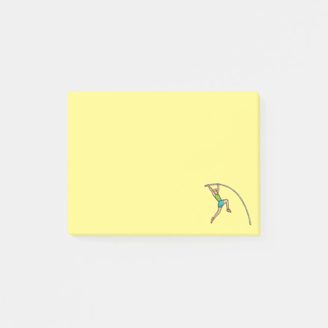 Pole Vaulting Post-it Notes (Front)