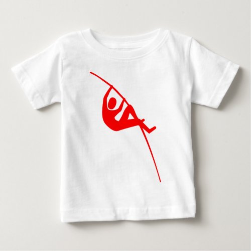 Pole Vaulting _ Red Baby T_Shirt