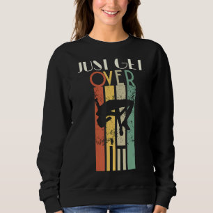 Pole Vaulting Retro  Men Women Pole Vault Vaulter  Sweatshirt