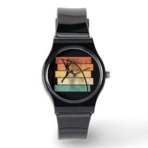 Pole Vaulting Retro Watch