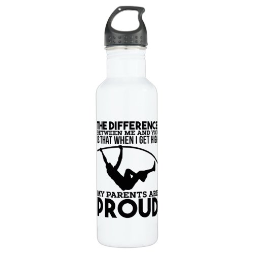 Pole Vaulting Sport Stainless Steel Water Bottle