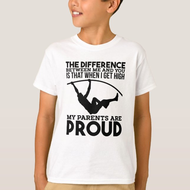 Pole Vaulting Sport T-Shirt (Front)