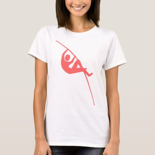 Pole Vaulting _ Tropical Pink T_Shirt