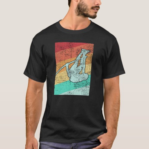 Pole Vaulting Vintage Retro T_Shirt