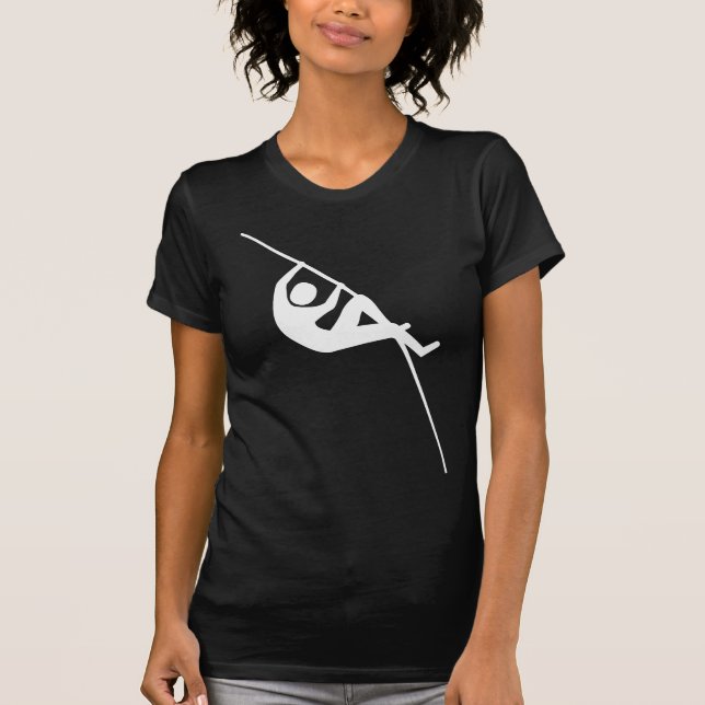 Pole Vaulting - White T-Shirt (Front)