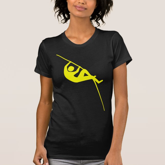 Pole Vaulting - Yellow T-Shirt (Front)