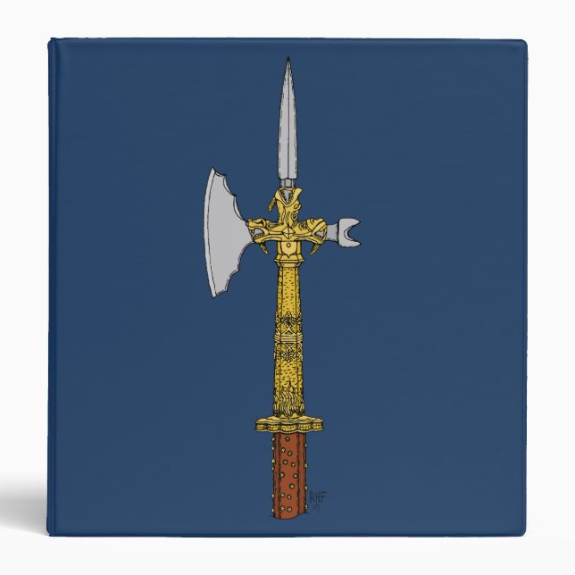 Poleaxe of Edward IV 3 Ring Binder (Front)