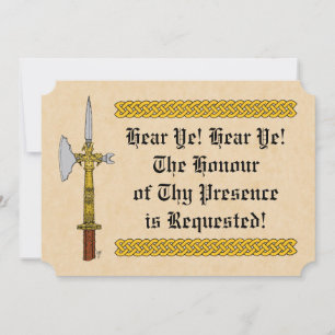 Poleaxe of Edward IV Invitation