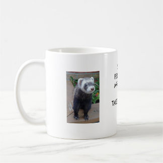 Polecat ferret coffee mug