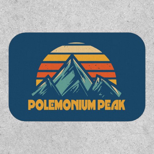 Polemonium Peak California Retro Turquoise Patch