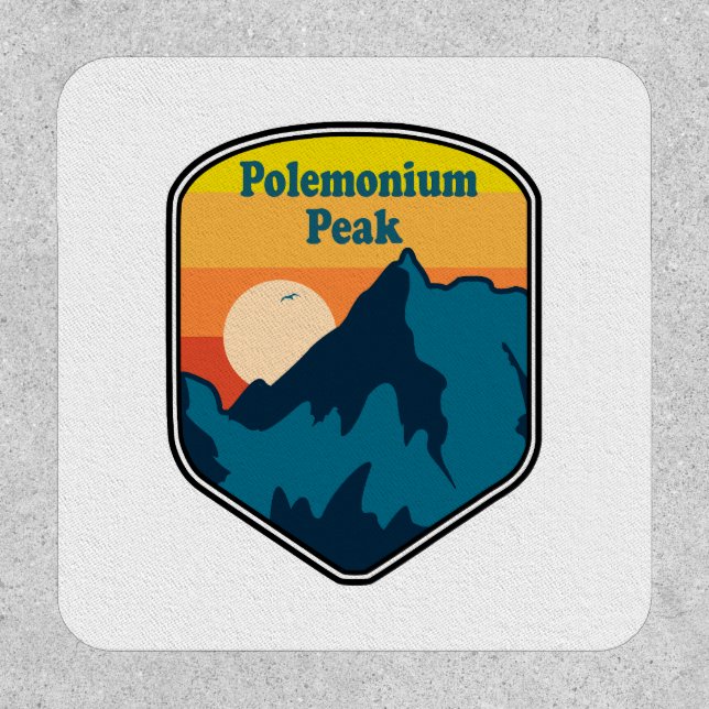 Polemonium Peak California Sunrise Patch (Front)