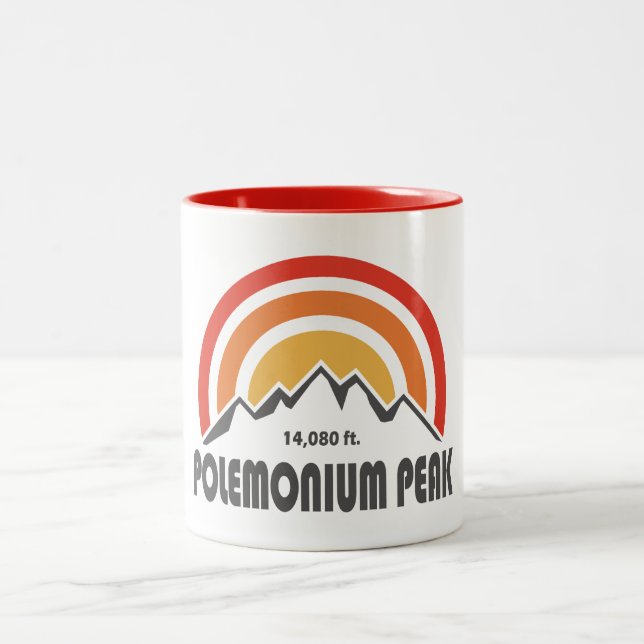 Polemonium Peak California Two-Tone Coffee Mug (Center)